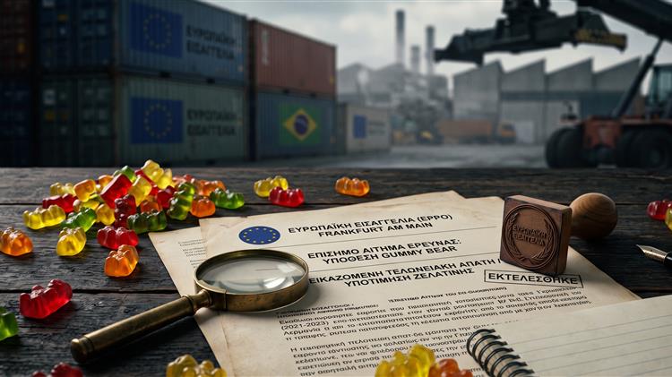Επιχείρηση «Gummy Bear»: Διεθνής έρευνα της Ευρωπαϊκής Εισαγγελίας για τελωνειακή απάτη στη ζελατίνη
