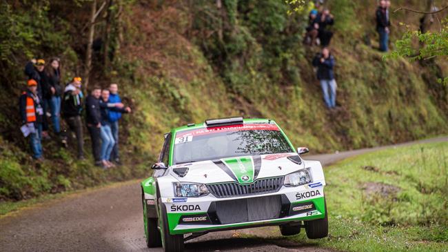 Νίκη για τη SKODA Fabia R5 στη WRC 2 του Ράλλυ Κορσικής 