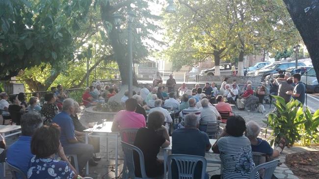 Επίσκεψη Αποστόλου στα καμένα της Εύβοιας