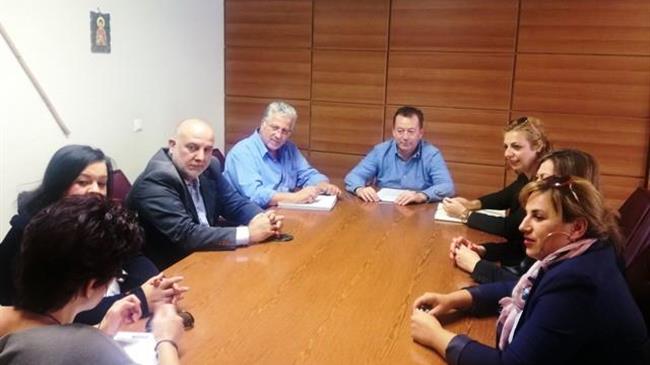 Συνάντηση του Β. Κόκκαλη με αντιπροσωπεία του Συλλόγου Γυναικών Ορχομενού