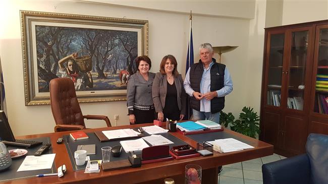 Συνάντηση της Ολ. Τελιγιορίδου για θέματα αγροτικής παραγωγής της Π.Ε. Καρδίτσας 