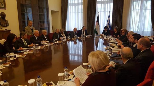 Συμμετοχή της  Ολ. Τελιγιορίδου στην 1η σε Υπουργικό επίπεδο διμερή σύνοδο Ελλάδας  και Παλαιστίνης