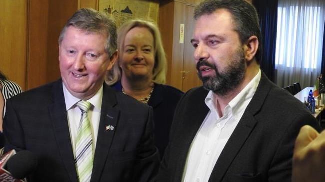 Κλιματική αλλαγή και ψηφιακή γεωργία στο επίκεντρο της συνάντησης  Στ. Αραχωβίτη, με τον Ιρλανδό ομόλογό του