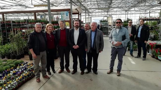 Επίσκεψη Σταύρου Αραχωβίτη στην Κεντρική Ανθαγορά Αθηνών