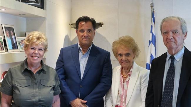 Συνάντηση Ά. Γεωργιάδη με την Χρ. Σακελλαρίδη και μέλη του Π.Σ.Ε.