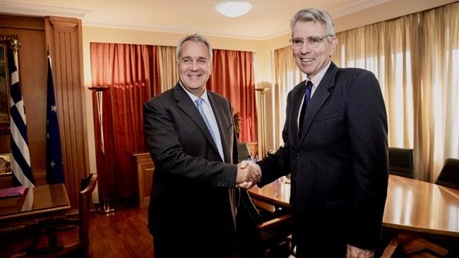 Συνάντηση του  Μ. Βορίδη με τον πρέσβη των ΗΠΑ στην Ελλάδα, Τζέφρι Πάιατ