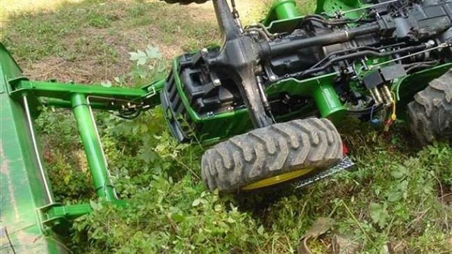 77χρονος σκοτώθηκε από ανατροπή τρακτέρ