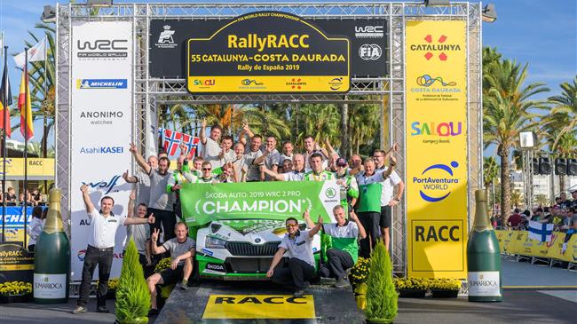 Η SKODA πολυνίκης σε WRC 2 Pro και WRC 2 το 2019!