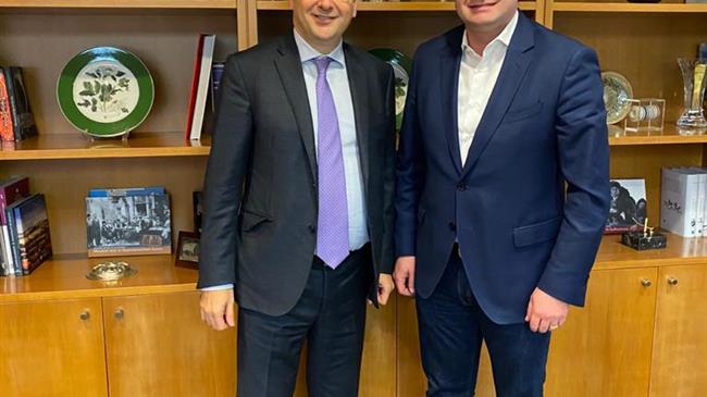 Συνάντηση Χατζηδάκη με τον δήμαρχο Αριστοτέλη και την «Ελληνικός Χρυσός»