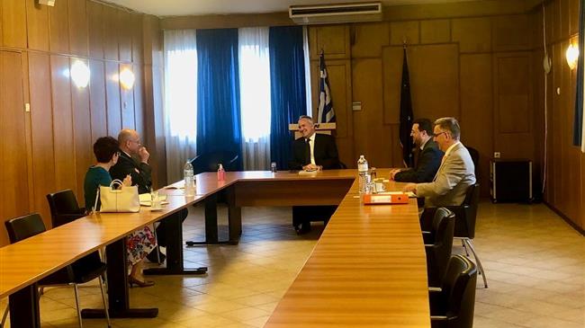 Συνάντηση του Μ. Βορίδη με τον Πρέσβη του Ισραήλ,  Γιόσι Αμράνι 