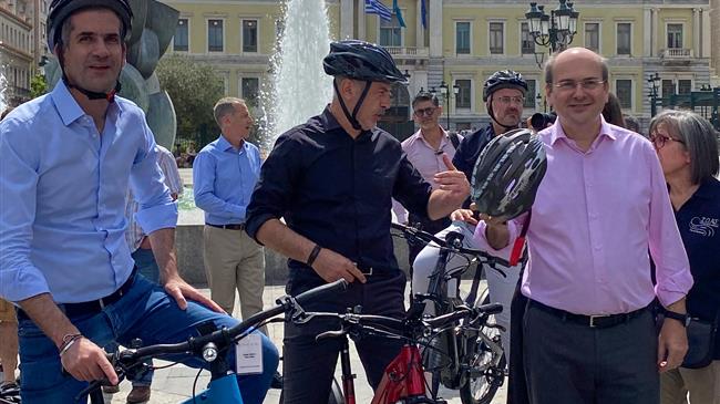  Κ. Χατζηδάκης: Δύο νέοι μεγάλοι Ποδηλατόδρομοι στην Αθήνα