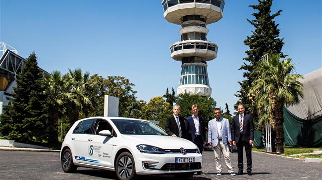 Ένα Volkswagen e-Golf στη ΔΕΘ-Helexpo