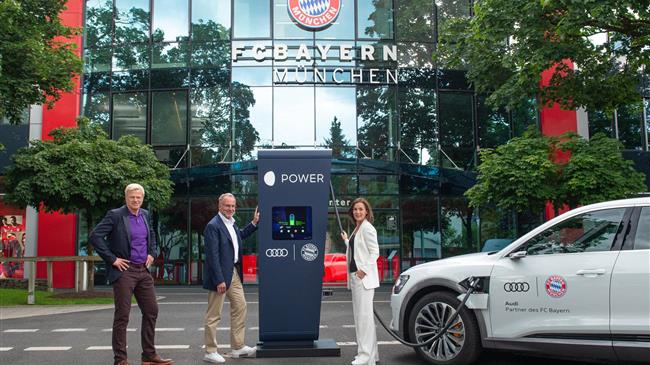 Audi e-tron και FC Bayern: φορτίζοντας για την αειφορία