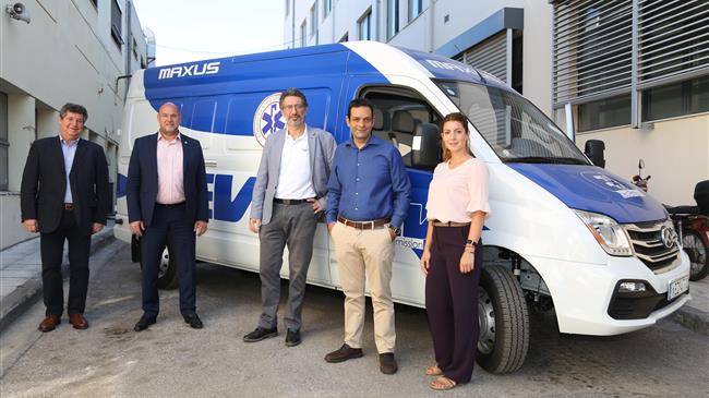Ηλεκτροκίνητο Van MAXUS στο ΕΚΑΒ