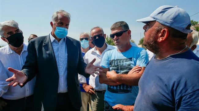 Αυτοψία του  Μάκη Βορίδη στην Εύβοια