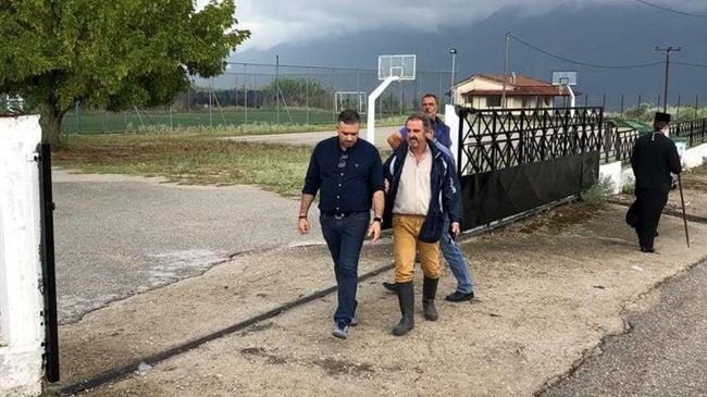 Σε πληγείσες περιοχές ο Θέμης Χειμάρας