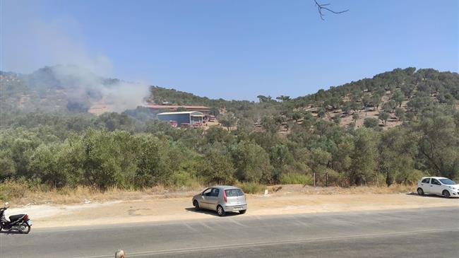 Φωτιά σε κτηνοτροφική μονάδα πίσω από το καμμένο ΚΥΤ Μόριας