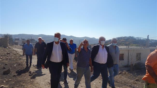 Αυτοψία του Μ. Βορίδη στις περιοχές των Μεσογείων