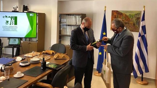 Επίσκεψη του Γ. Οικονόμου στον ΕΛΓΟ ΔΗΜΗΤΡΑ