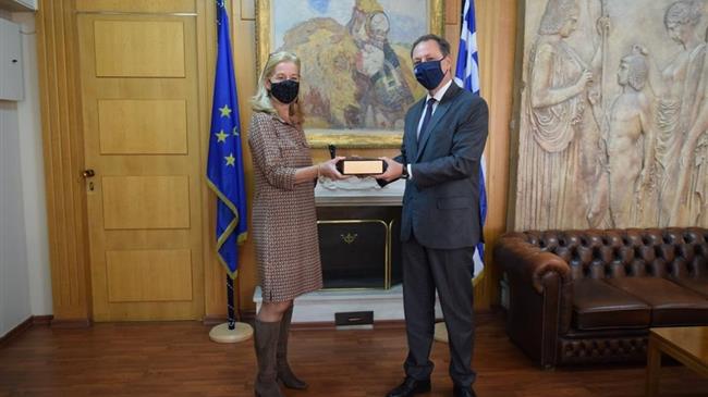 Επενδύσεις και Ανταλλαγή Τεχνογνωσίας στην ατζέντα της συνάντησης Λιβανού και Ολλανδής Πρέσβειρας Stella Ronner-Grubačić