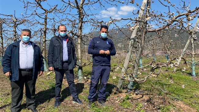 Αυτοψία Λάκη Βασιλειάδη σε καλλιέργειες που χτυπήθηκαν από τον παγετό