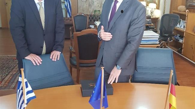 Συνάντηση ΥΠΑΑΤ Σπ. Λιβανού με τον Γερμανό Πρεσβευτή Ερν.  Ρέιχελ