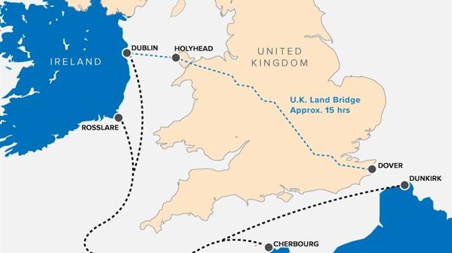 Περισσότερα εμπορεύματα μεταξύ Ιρλανδίας-Βρετανίας εκτρέπονται μέσω Β. Ιρλανδίας μετά το Brexit