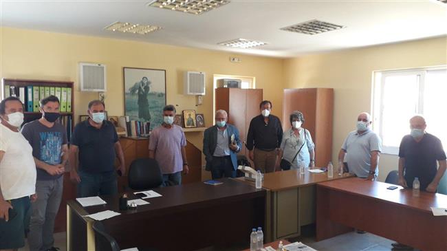 Συνάντηση του Ενιαίου Αγροτικού Συλλόγου με τον Βουλευτή Λασιθίου κ.Θραψανιώτη