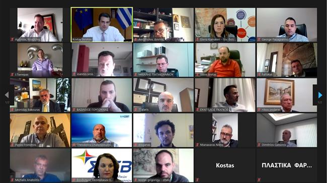 Γενικό Συμβούλιο ΣΘΕΒ με τον Υπουργό Περιβάλλοντος και Ενέργειας Κώστα Σκρέκα