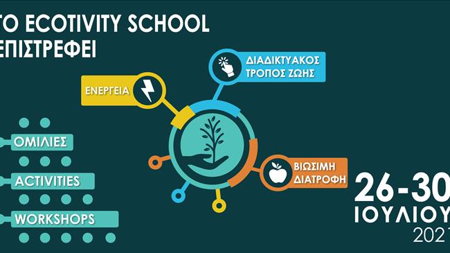 3ο Ecotivity School – 26-30 Ιουλίου 2021
