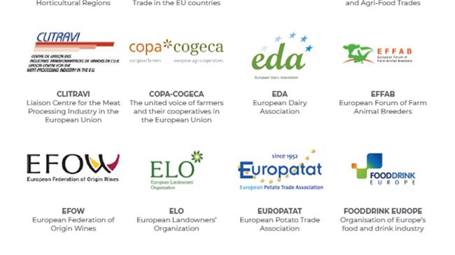 Joint Statement from the Agri-Food Sector on the Revision of the Promotion Policy and the Draft 2022 Annual Work Programme