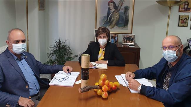 Συνάντηση Καλογήρου με Οινοποιητικό Συνεταιρισμό Σάμου