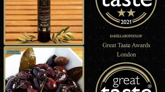 Ελαιώνες Σακελλαρόπουλου: Διπλή διάκριση στα φημισμένα Great Taste Awards 2021 του Λονδίνου