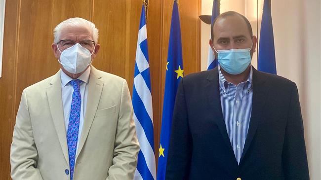 Συνάντηση Λάκη Βασιλειάδη με τον Πρόεδρο του ΕΛΓΑ