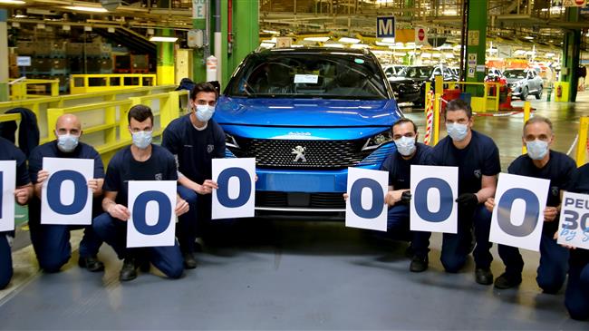 Το εκατομμυριοστό PEUGEOT 3008 κατασκευάστηκε στο εργοστάσιο Sochaux!