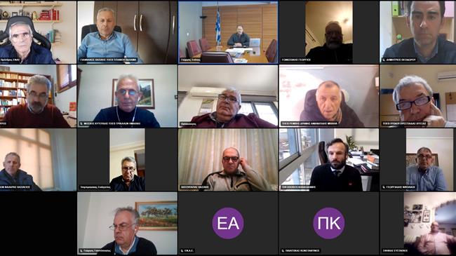 Πραγματοποιήθηκε τηλεδιάσκεψη της Ένωσης Αρδευτών Ελλάδος «ΕΝ.Α.Ε.» με τον  Γεώργιο Στύλιο