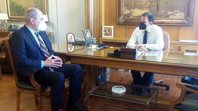 Συνάντηση του αντιπεριφερειάρχη Πρωτογενούς Τομέα με τον πρόεδρο του ΕΛΓΑ