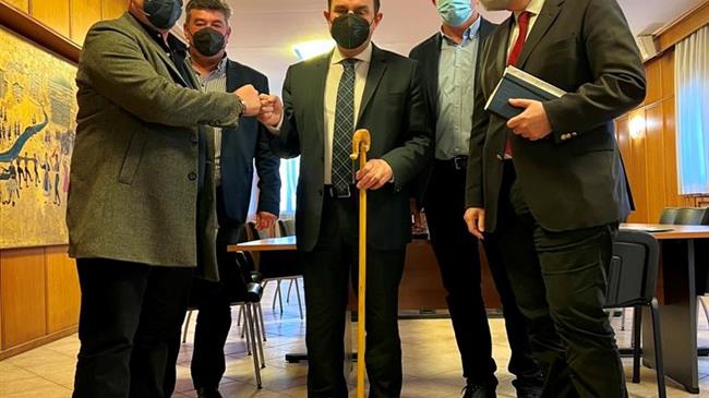 Με εκπροσώπους του ΤΟΕΒ Πηνειού συναντήθηκε ο Γιώργος Γεωργαντάς