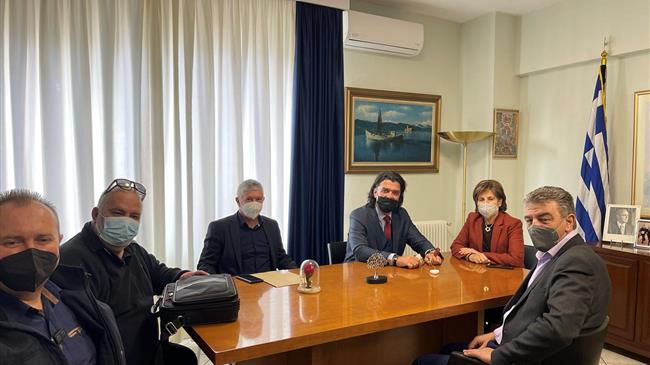 Συνάντηση εργασίας Πάτση με την κ. Χριστιάνα Καλογήρου