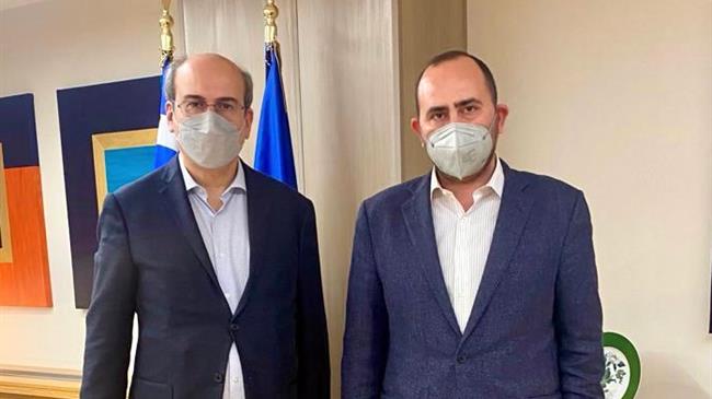 Συνάντηση Λάκη Βασιλειάδη με τον Κωστή Χατζηδάκη