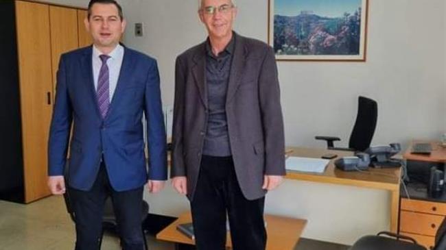 Συνεργασία του Θ. Βασιλόπουλου με το Γενικό Διευθυντή Τροφίμων του ΥΠΑΑΤ Β. Μιχαλόπουλο