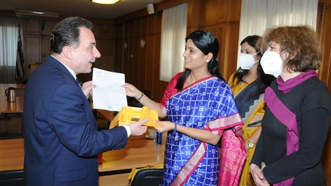 Συνάντηση Γ. Γεωργαντά με την Ινδή υπουργό για θέματα Εμπορίου και Βιομηχανίας