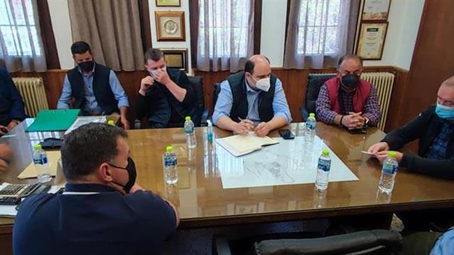 Επίσκεψη στον Αγροτικό Συνεταιρισμό Ζαγοράς Πηλίου από τον Υφυπουργό στον Πρωθυπουργό Χρήστο Τριαντόπουλο