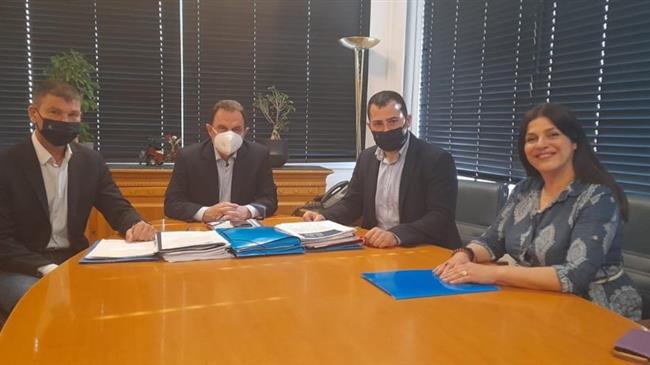 Συνάντηση με τον ΥπΑΑΤ Γεώργιο Γεωργαντά για τη χρηματοδότηση έργων ύψους 15.000.000 €