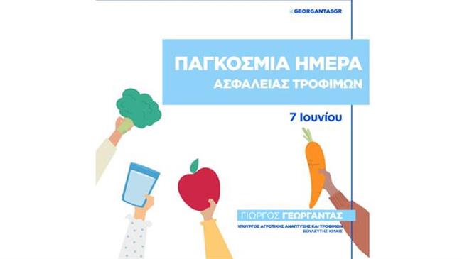 Παγκόσμια Ημέρα για την Ασφάλεια των Τροφίμων, η σημερινή