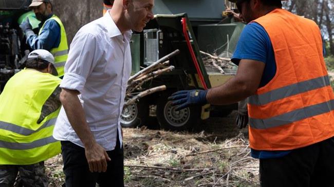 Αυτοψία Γ. Αμυρά σε εργασίες αντιπυρικής πρόληψης στο Νομό Ηλείας