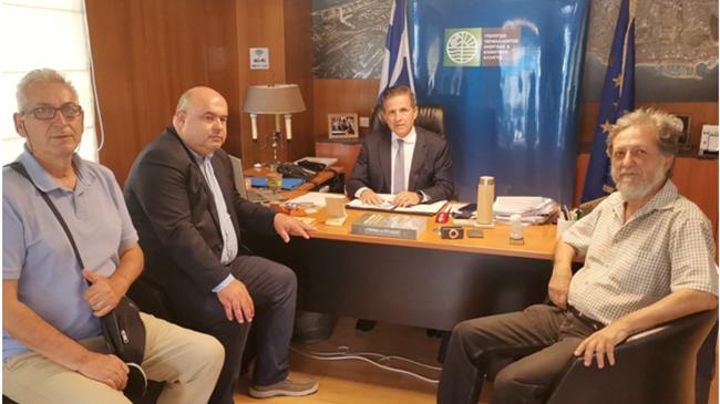 Συνάντηση αντιπροσωπείας του ΓΕΩΤ.Ε.Ε. με το Γενικό Γραμματέα Δασών κ. Κων/νο Αραβώση