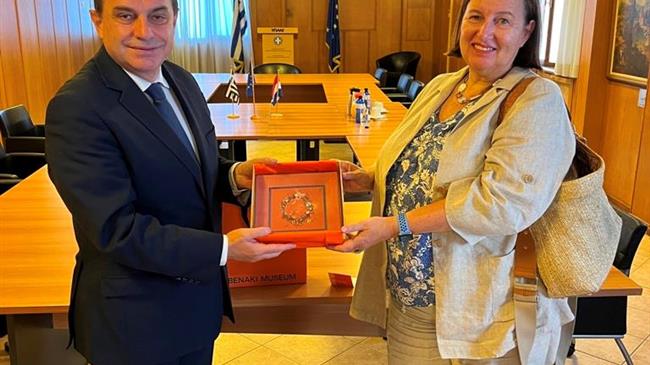 Συνάντηση ΥπΑΑΤ, Γ. Γεωργαντά με την πρεσβευτή της Ολλανδίας