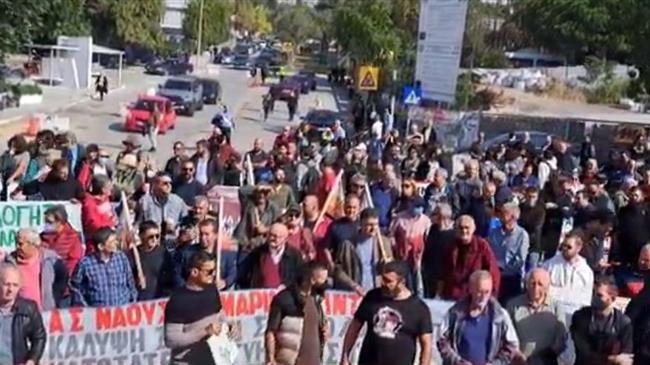 Θεσσαλονίκη: Συλλαλητήριο αγροτών έξω από την 29η Έκθεση AGROTICA