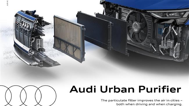 Audi UrbanPurifier:Φίλτρο λεπτής σκόνης για ηλεκτρικά οχήματα
